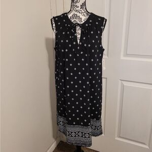 NWT Old Navy black Aztec design dress